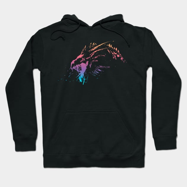 Wyvern - Multicolor Hoodie by Scailaret